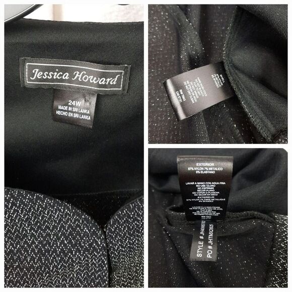 Jessica Howard Women's Black and Silver Evening Jacket - Picture 7 of 8